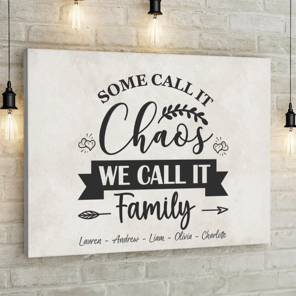 Chaos - Personalized Custom Canvas
