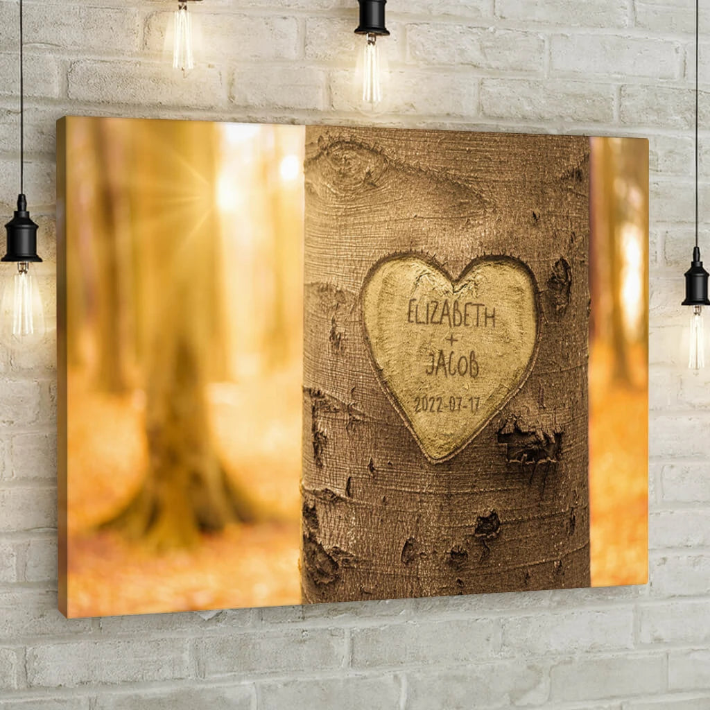 Tree Heart - Personalized Custom Canvas