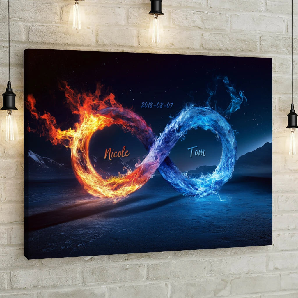 Eternal Love - Personalized Custom Canvas