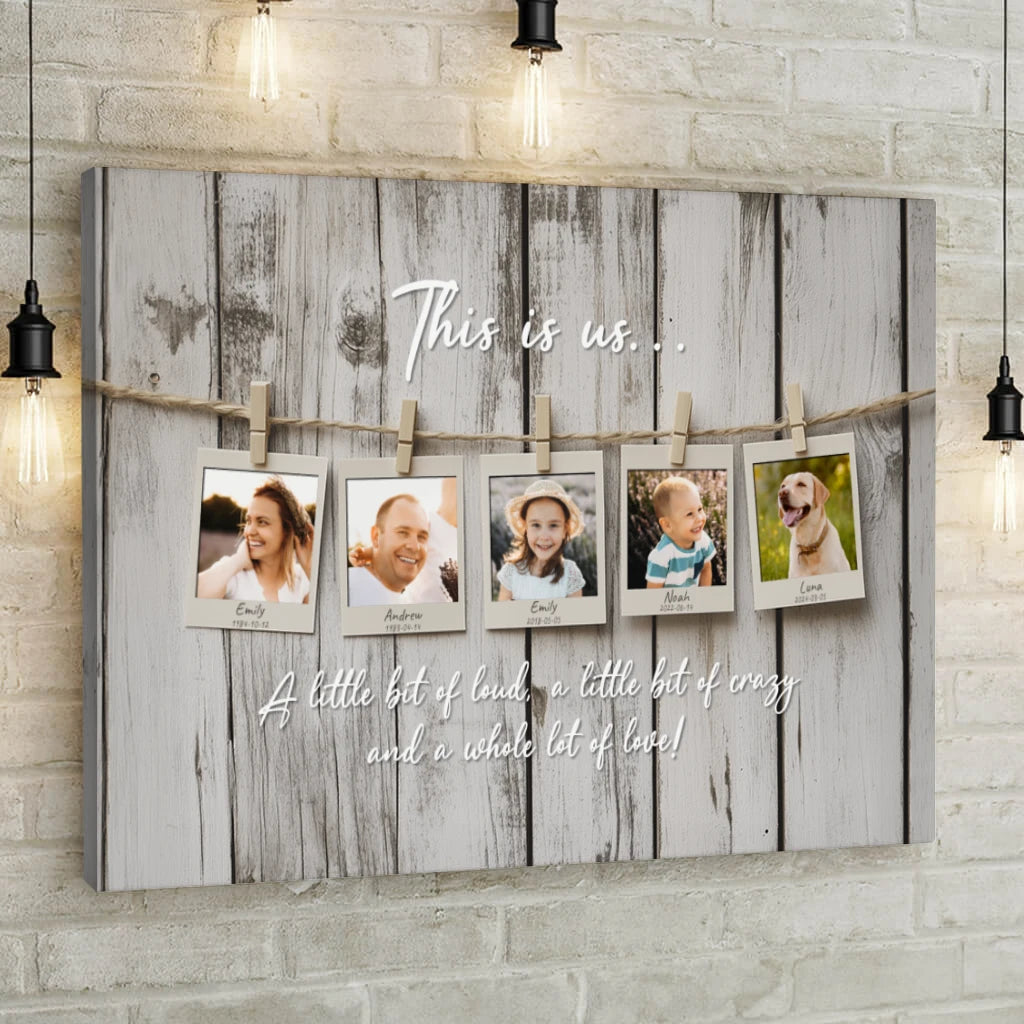 Family Moments - Personalized Custom Canvas