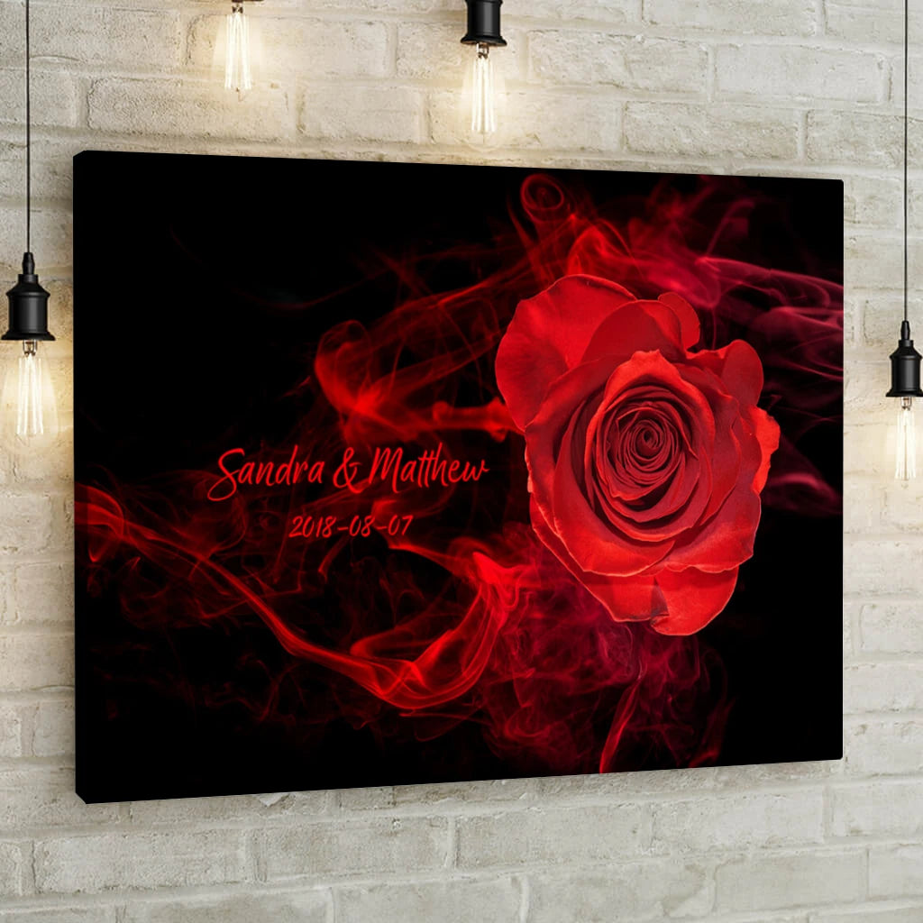 Rose - Personalized Custom Canvas