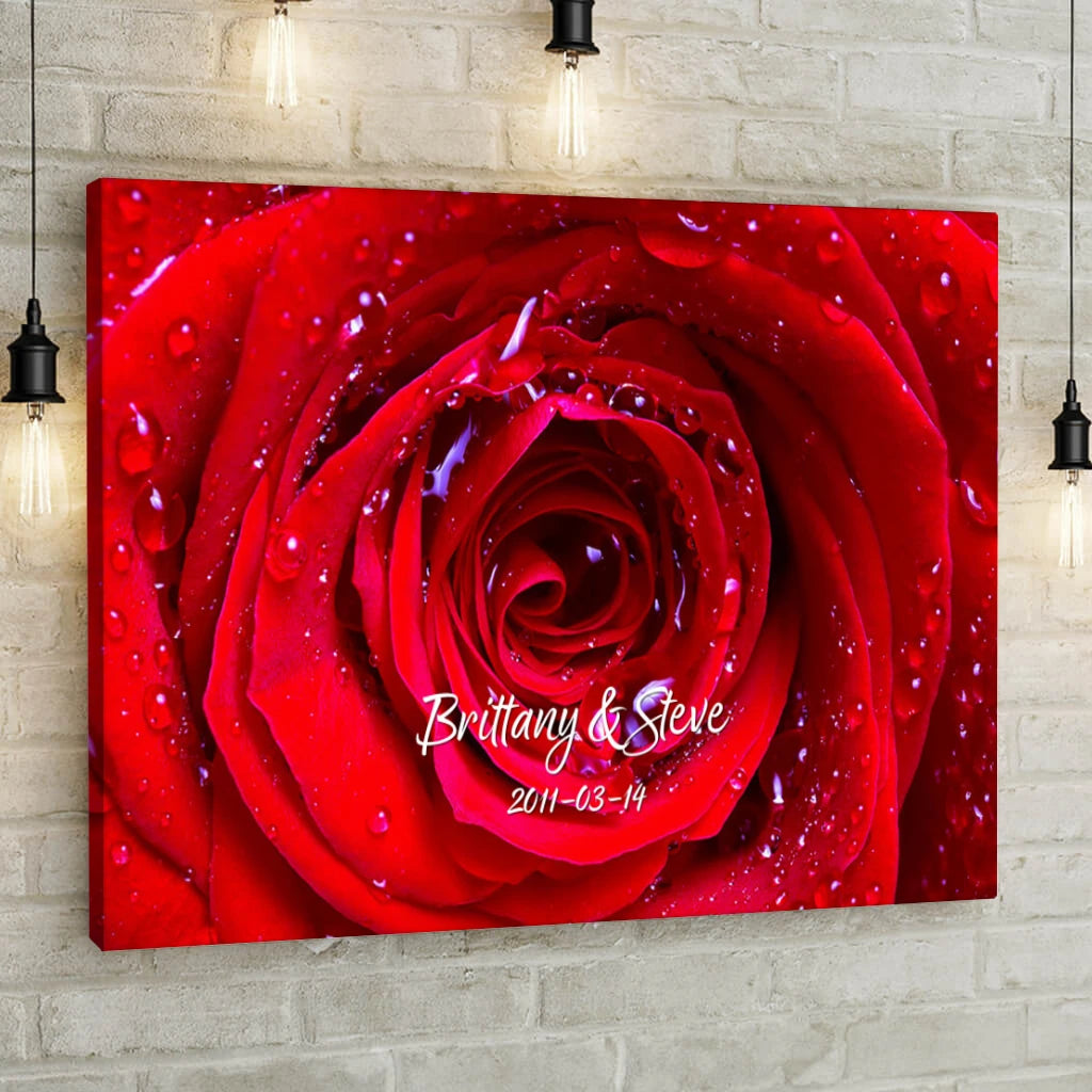 Rose - Personalized Custom Canvas