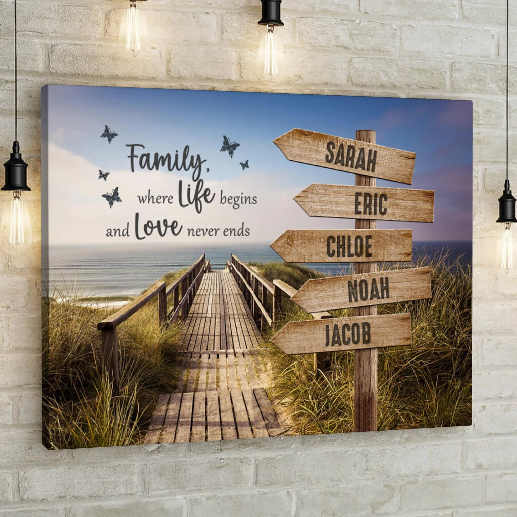 Our Way - Personalized Custom Canvas