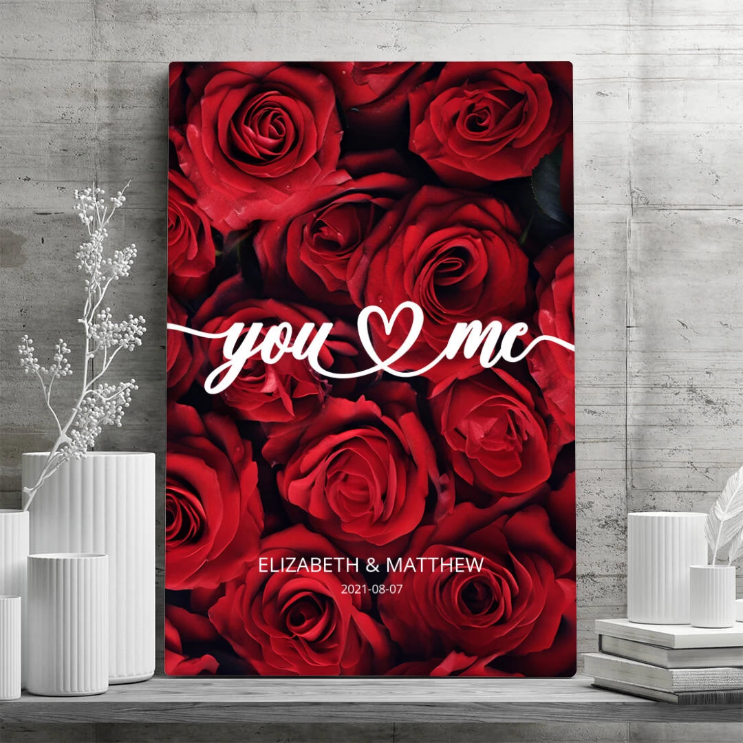 You & Me - Personalized Custom Canvas